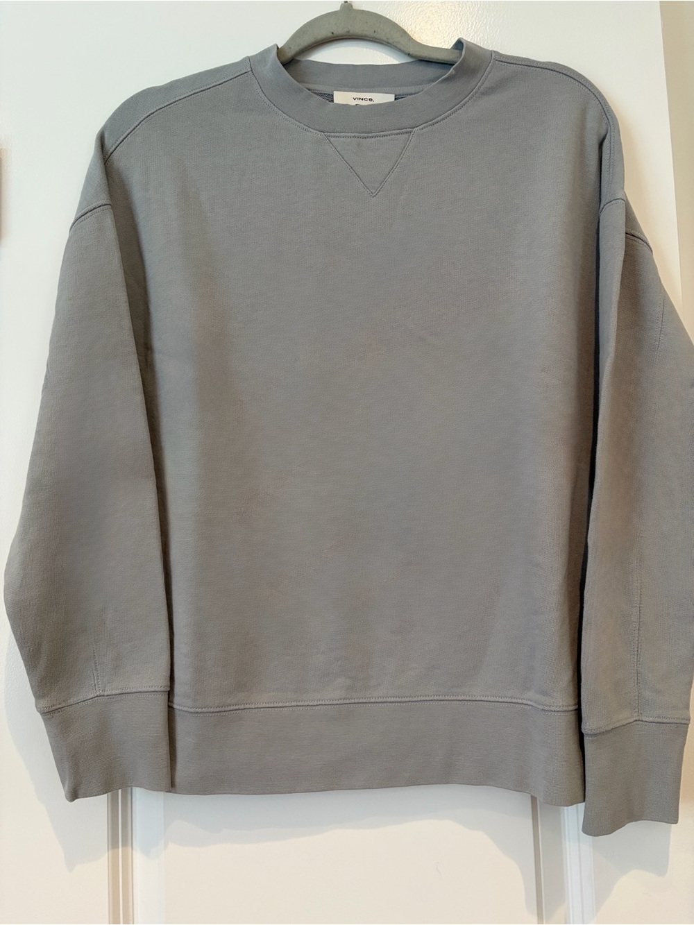 Vince Women’s Slate Blue Crewneck Sweatshirt